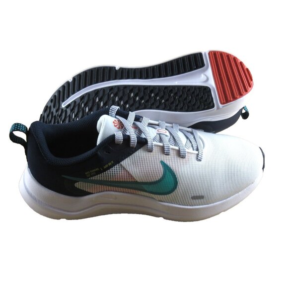 Nike Women's Downshifter 12 Running Shoes White Obsidian Red Jade Sizes NIB - Picture 2 of 7